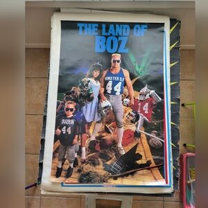 Brian Bosworth  The Land of Boz Vintage Poster